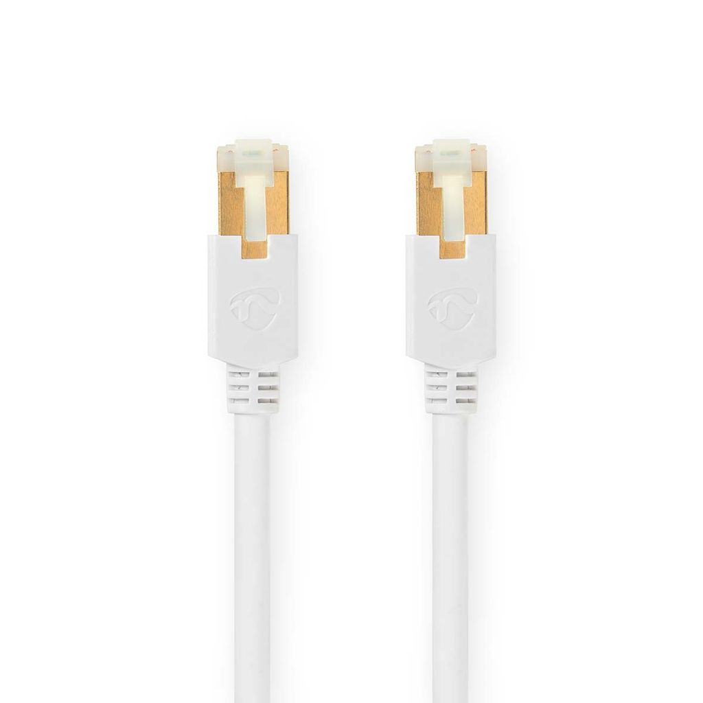 Nedis Cat 6 RJ45 till RJ45 Kabel, 5m - Vit