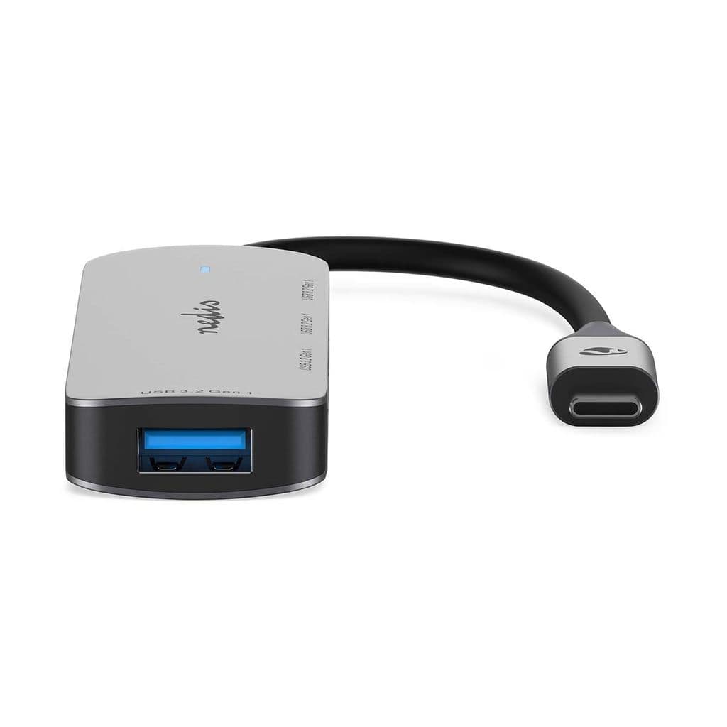 Nedis USB-C Hub till 4x USB-A - Grå