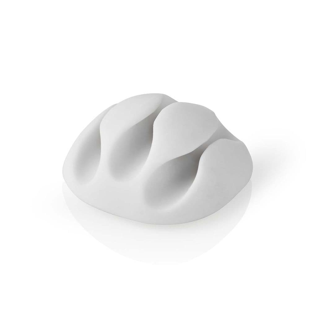 Nedis Mini Kabelklämma med 3 Hål - 4 pack