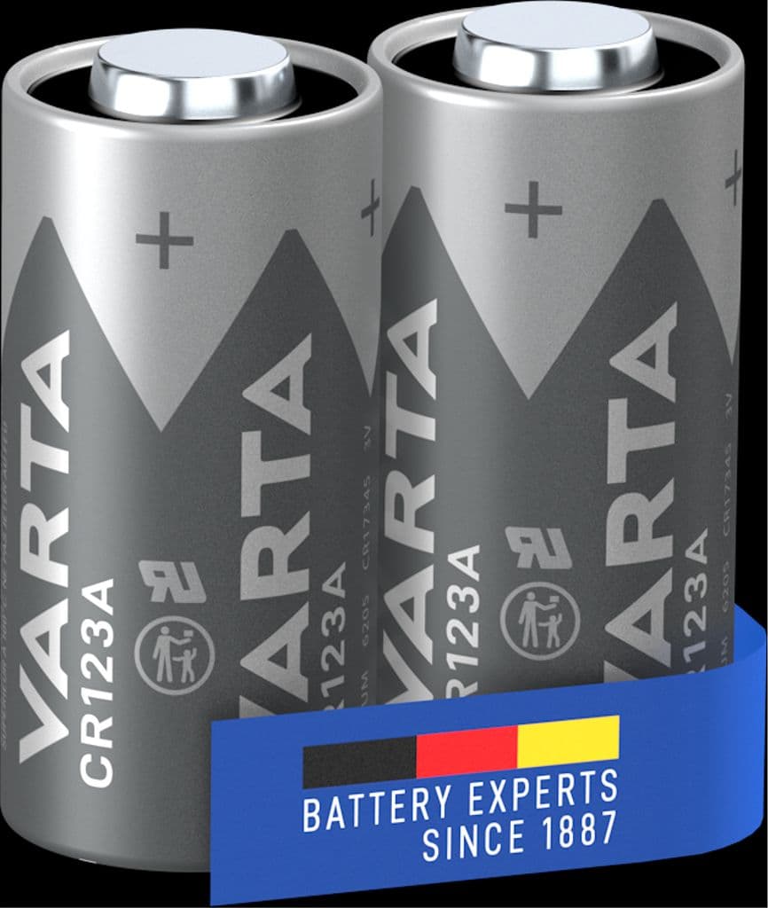 VARTA Litium Cylindriskt batteri CR123A, 2-pack - Bild 2