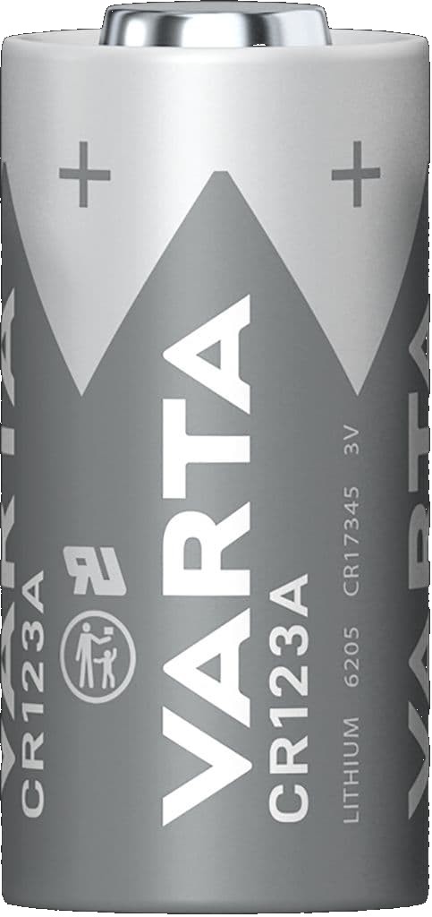VARTA Litium Cylindriskt batteri CR123A, 2-pack - Bild 3