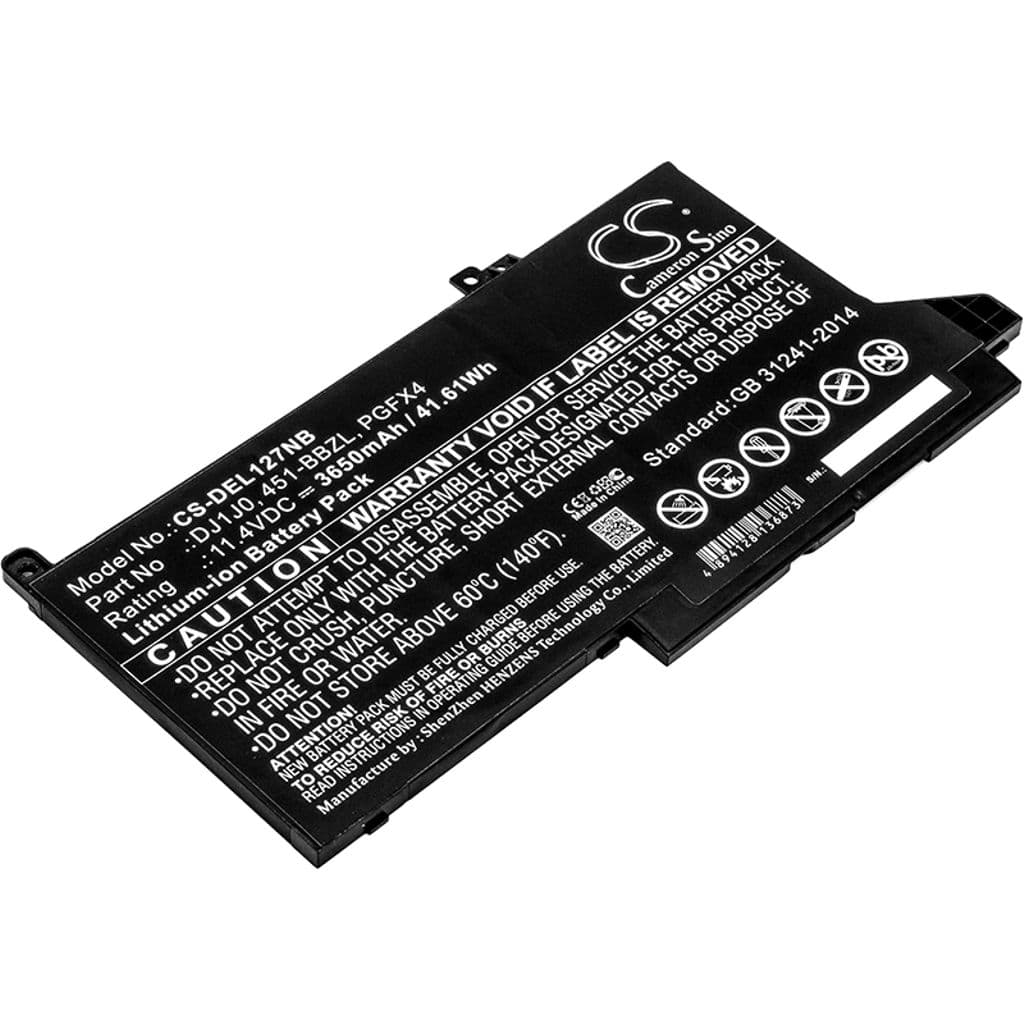 Batteri till Batteri 451-BBZL mfl till DELL, 11.4V, 3650mAh
