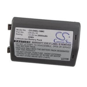 Batteri till EN-EL18 ersättningsbatteri