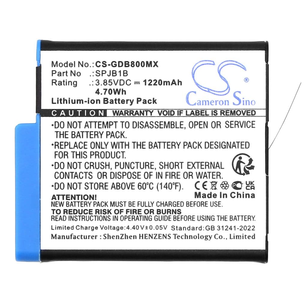Batteri till GoPro Hero 5, 6, 7, 8 - Bild 5