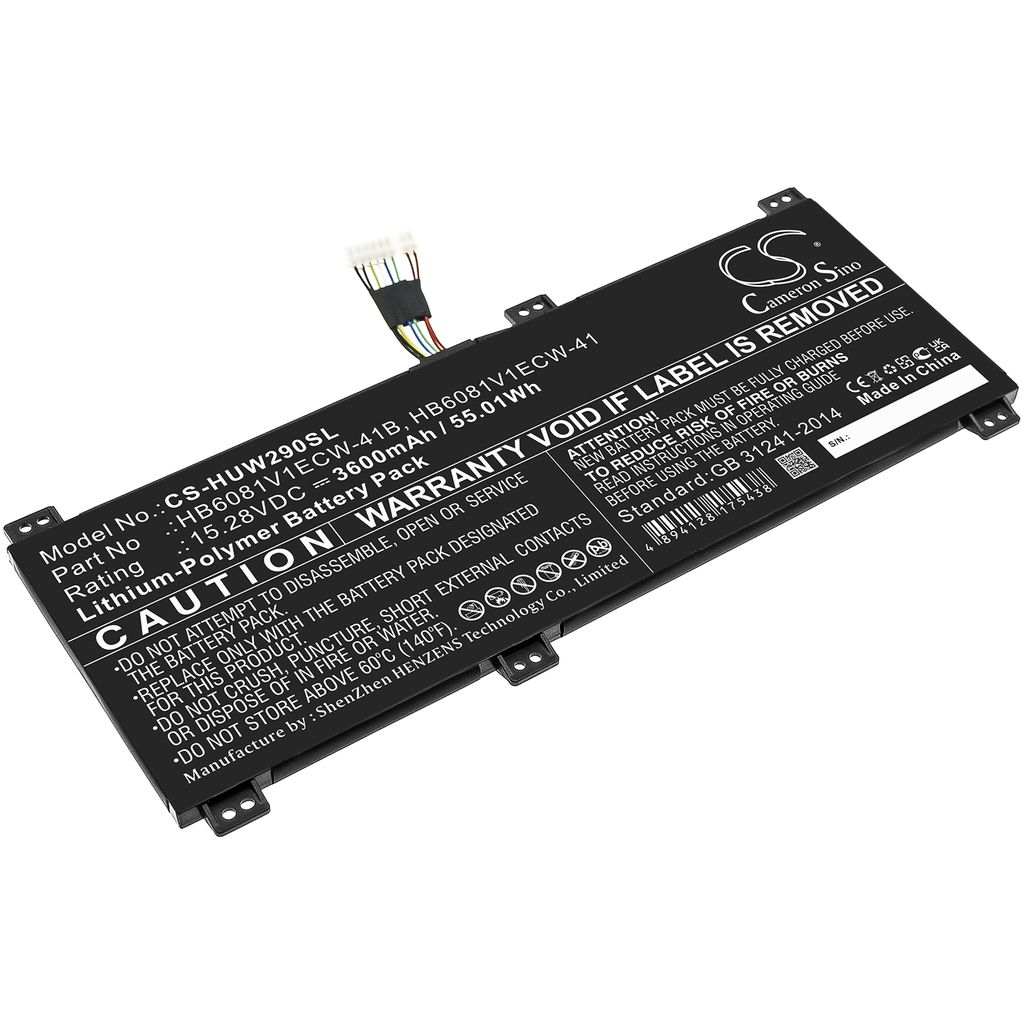 Batteri till Huawei MateBook D 16 AMD 16"