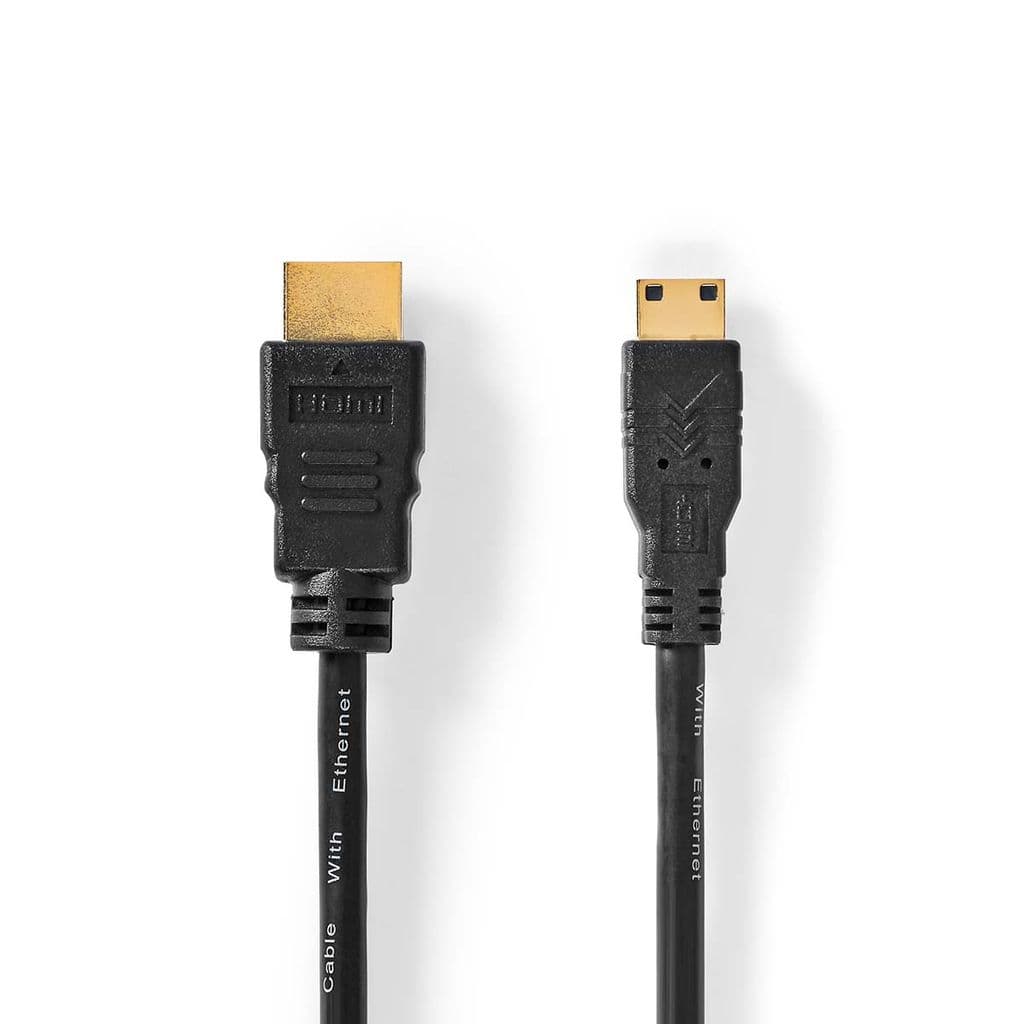 Nedis HDMI kabel med Ethernet, 10.2 Gbps - Svart