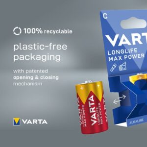 VARTA Longlife Max Power C LR14-batteri 2-pack