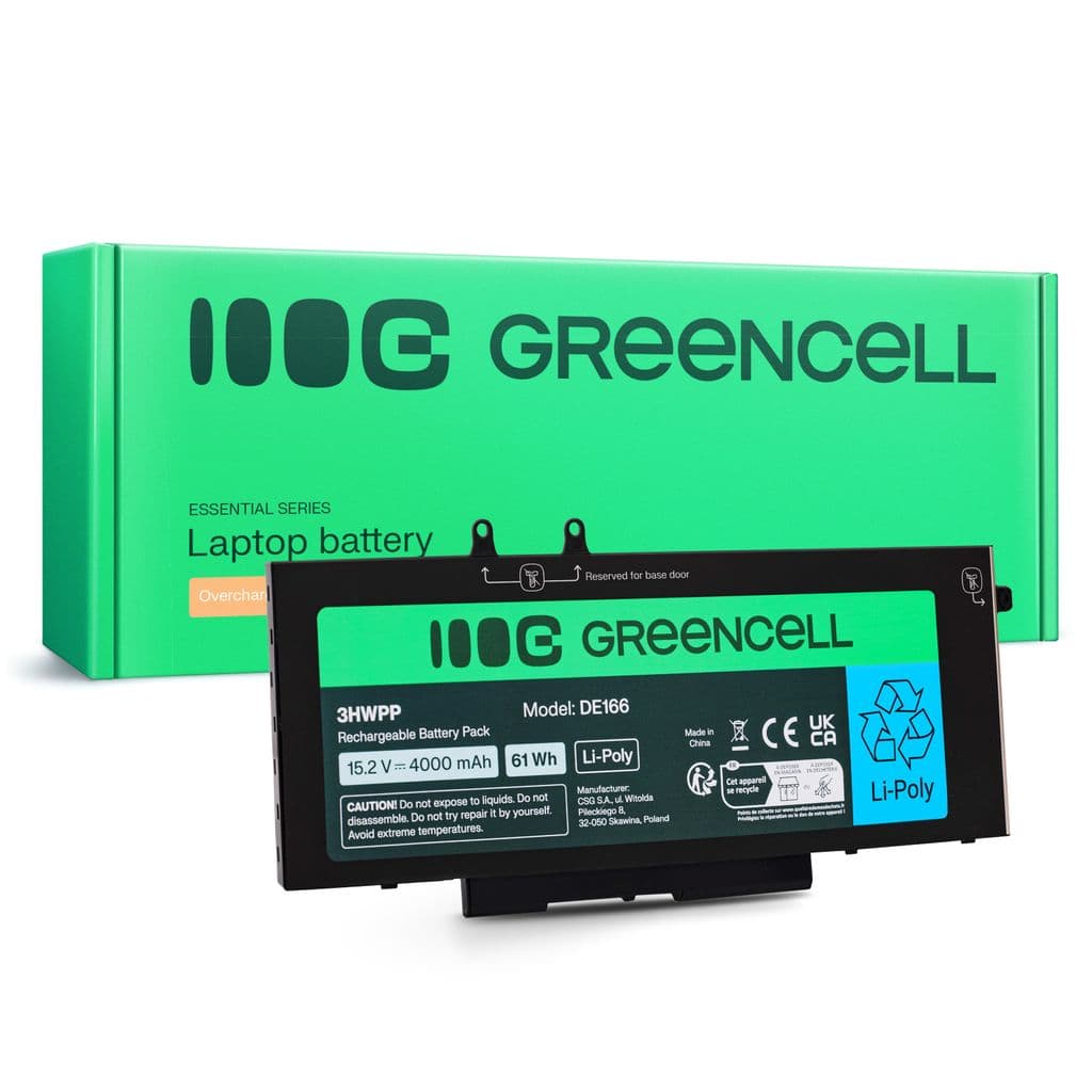 Green Cell Batteri till Dell 3HWPP Dell Latitude 5400, 5401, 5410, 5411, etc