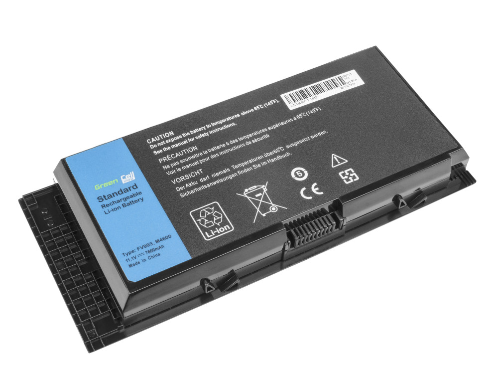 Green Cell Pro Batteri till Dell Precision M4600, M4700 etc. 7800mAh, 11.1V
