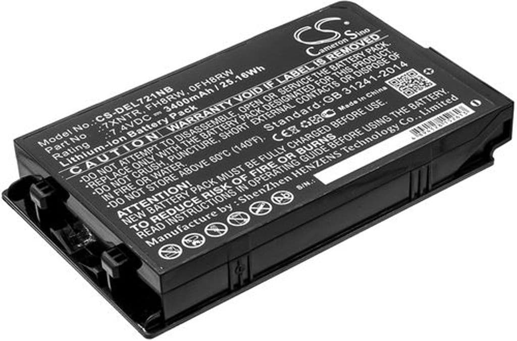 Batteri till Dell Latitude 7202 Rugged Tablet mfl