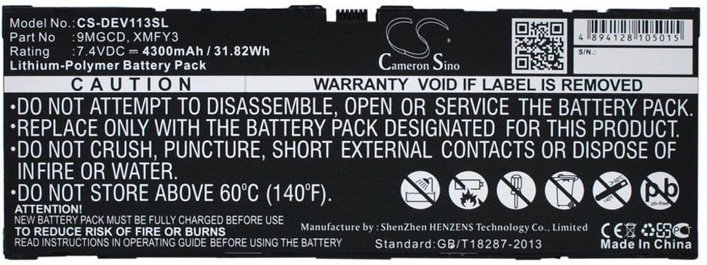 Batteri till Dell T06G mfl
