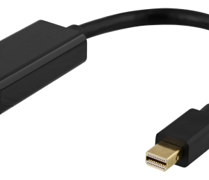 Deltaco Mini DisplayPort till HDMI-adapter, 0,2m - Svart