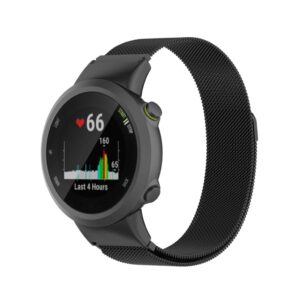 Garmin Forerunner 45S / 45 / Swim 2 Milanese Klockarmband - Svart