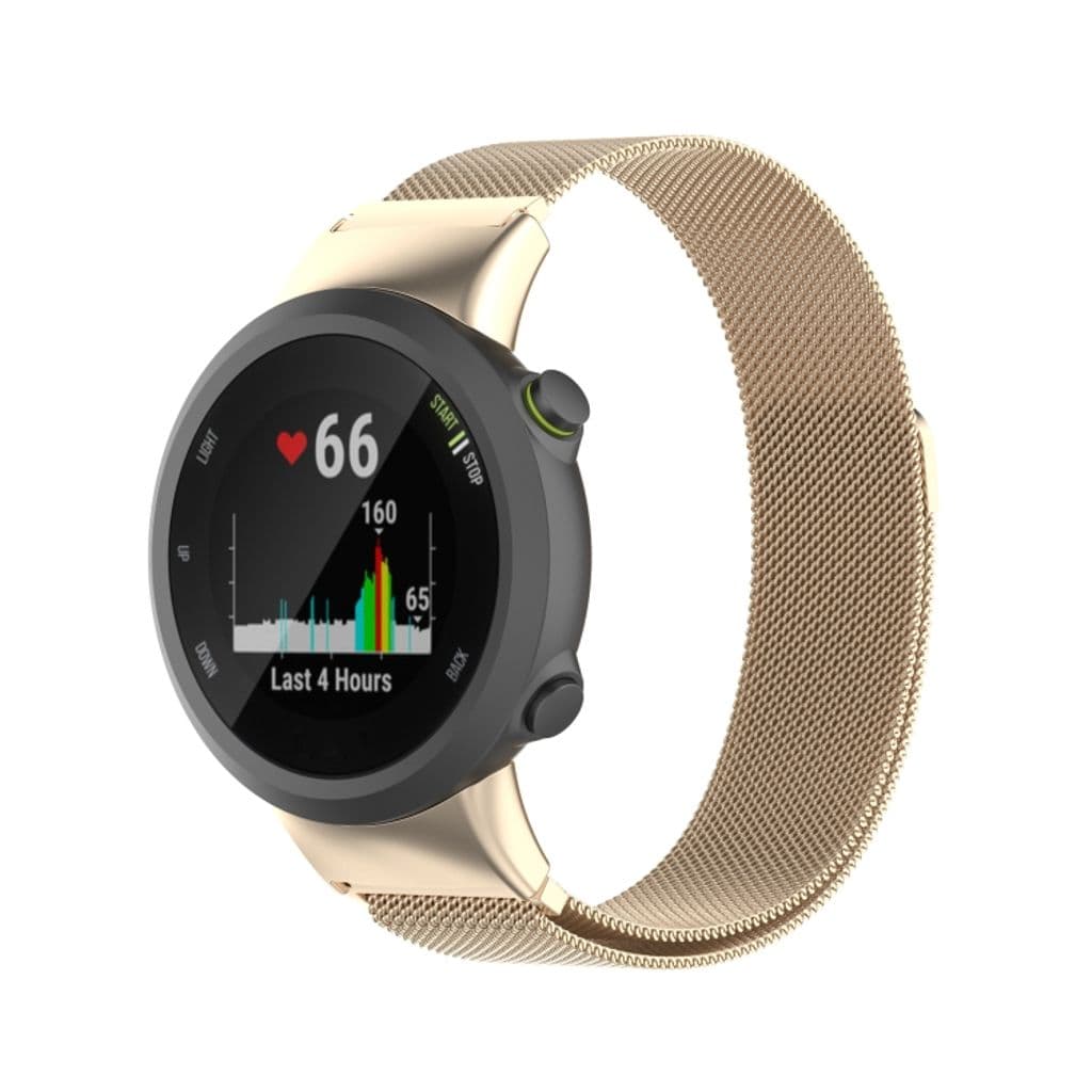 Garmin Forerunner 45S / 45 / Swim 2 Milanese Klockarmband - Guld