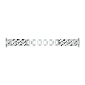 Garmin Venu 2, Vivoactive 4 Klockarmband med Kedja - Silver