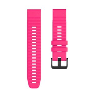 Garmin Fenix 7X Klockarmband i silikon - Rosa