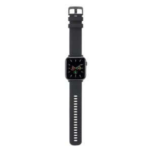 Apple Watch 38/40/41/42mm Silikon Klockarmband - Svart