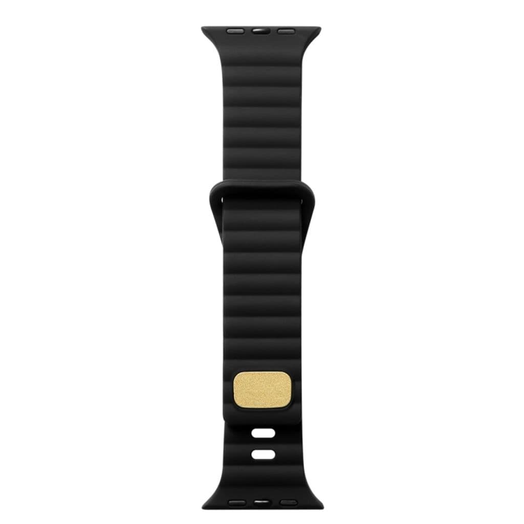 Apple Watch 42/44/46/49mm Klockarmband Silikon - Svart