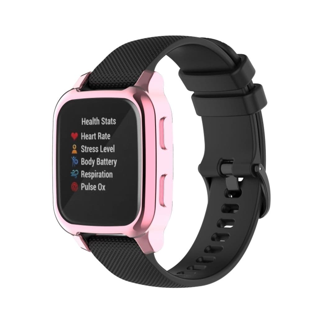 Garmin Venu Sq 2 Skal med Skärmskydd i TPU - Rosa