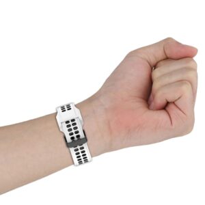Garmin Enduro / Descent G1 Klockarmband i Silikon - Vit / Svart