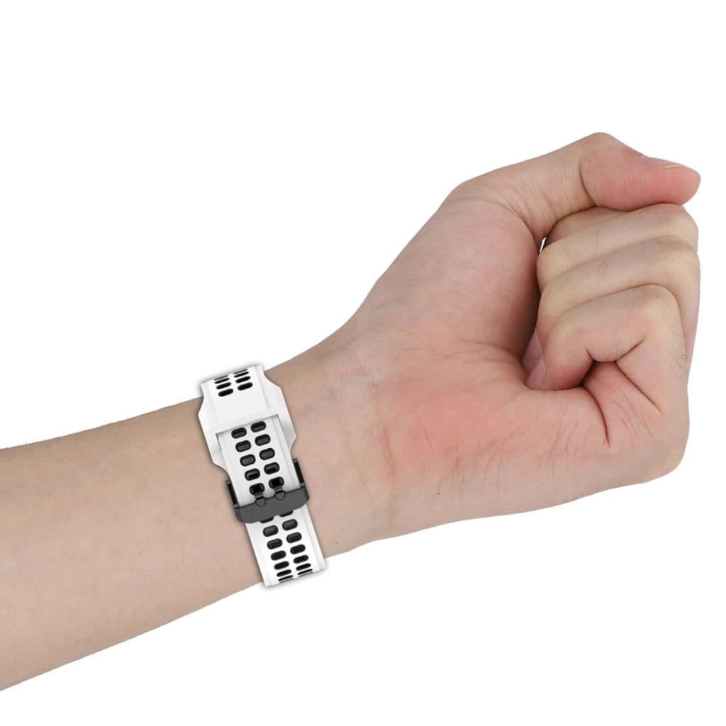 Garmin Enduro / Descent G1 Klockarmband i Silikon - Vit / Svart