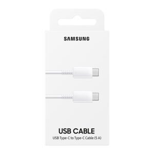 Samsung USB-C till USB-C Kabel 5A - Vit
