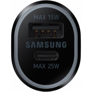 Samsung USB-C USB-A Duo billaddare - Svart