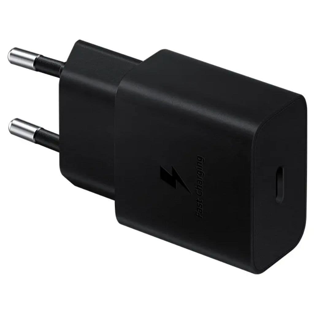 SAMSUNG SUPERSNABB USB-C PD 3A, 25W väggladdare - svart