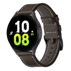 Garmin Forerunner 265 / 255 / Vivoactive 4 / Venu 2 Klockarmband i Läder - Brun