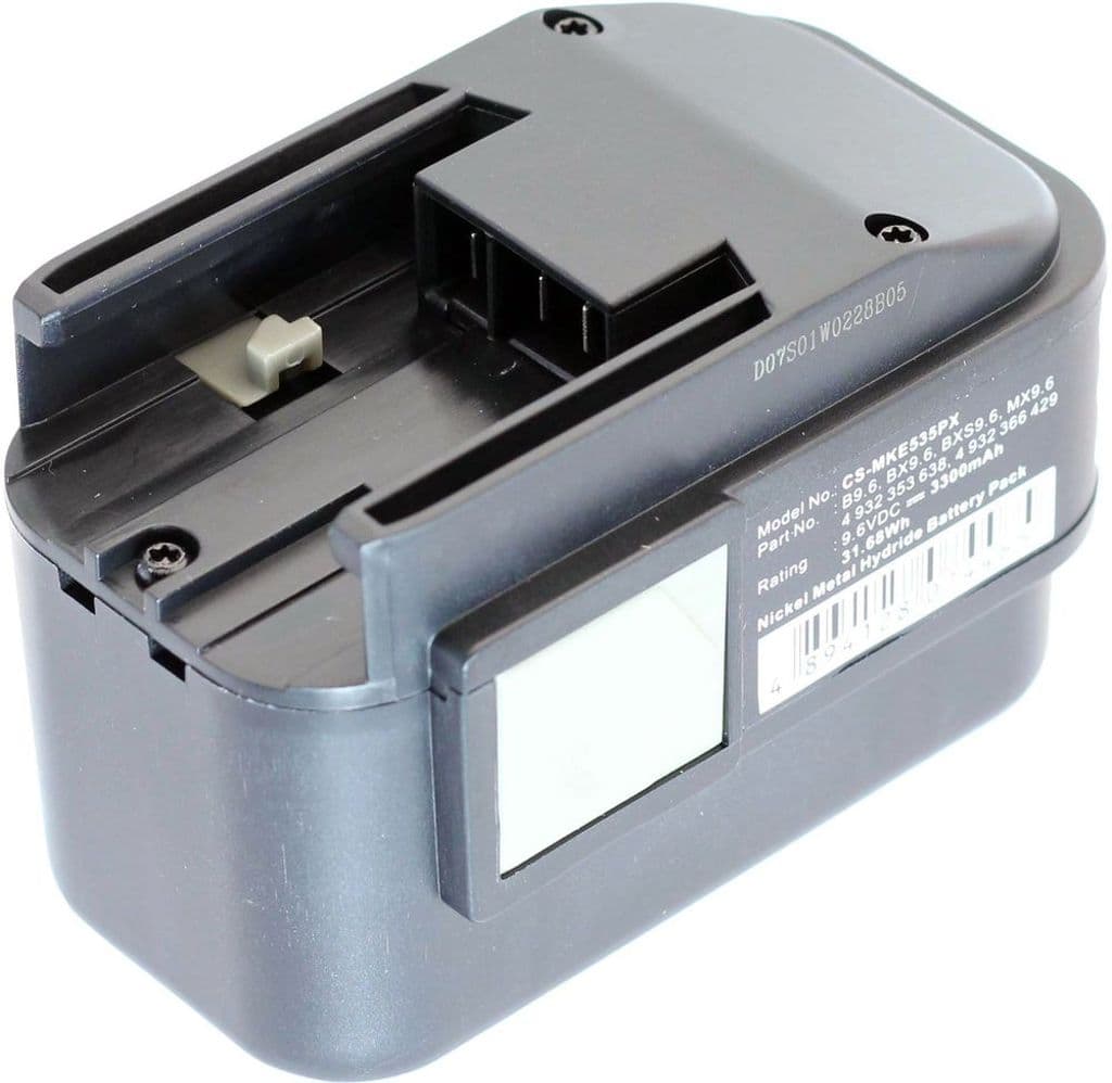 Batteri till MILWAUKEE 9.6V 3.0Ah NI-MH