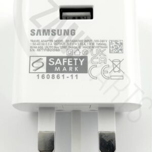 Samsung Galaxy A03 Nätadapter USB UK - Vit