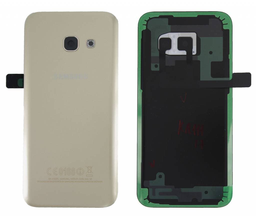 Samsung Galaxy A3 2017 Baksida Original - Guld