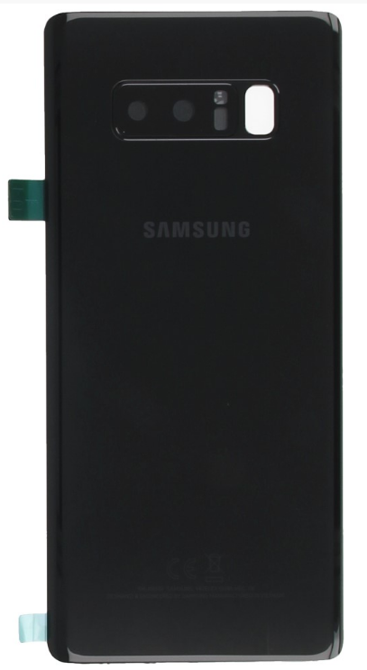 Samsung Galaxy Note 8 baksida, Original - Svart