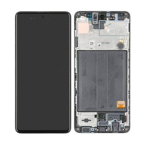 Samsung Galaxy A51 Skärm med LCD Display - Svart
