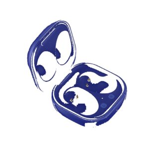 Samsung Galaxy Buds Live Laddfodral Ersättningsdel - Blå