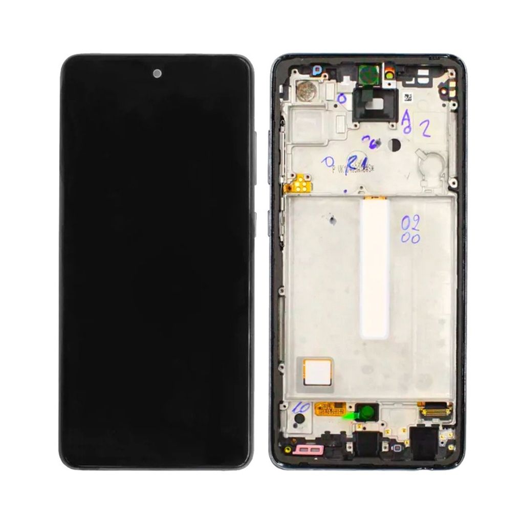 Samsung Galaxy A52 5G LCD-skärm utan batteri - Svart