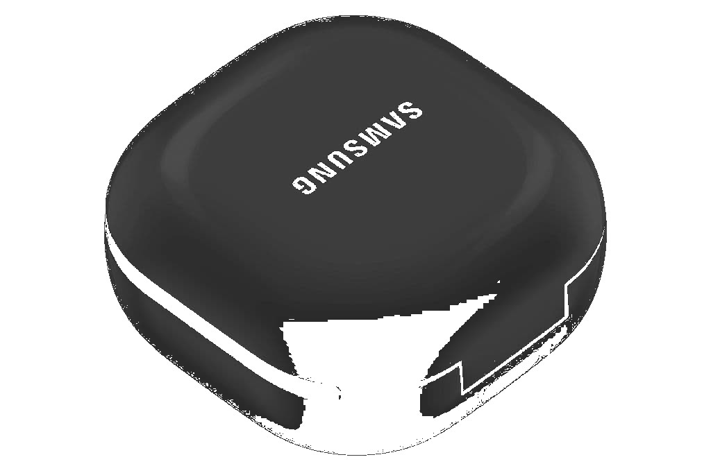 Samsung Galaxy Buds2 Laddfodral Ersättningsdel - Svart