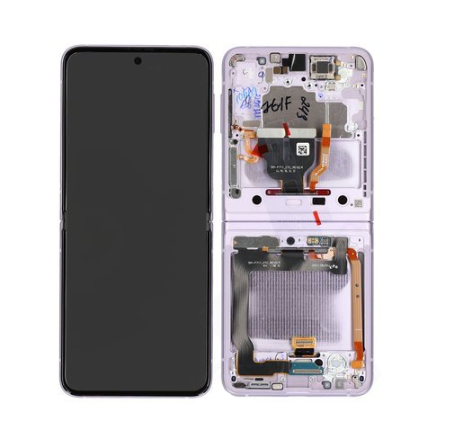 Samsung Galaxy Z Flip 3 5G LCD-skärm (Utan Kamera) - Lavender