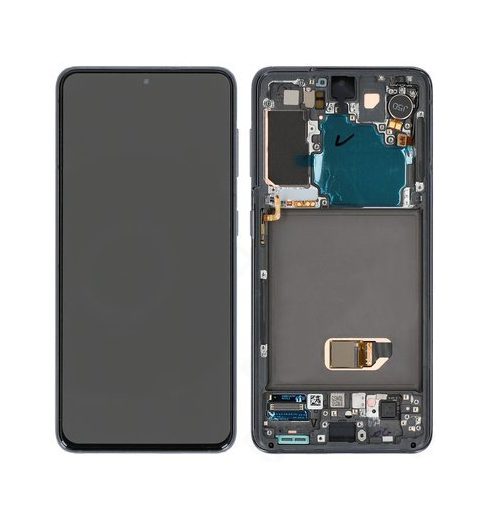 Samsung Galaxy S21 5G LCD-skärm utan främre kamera - Grå