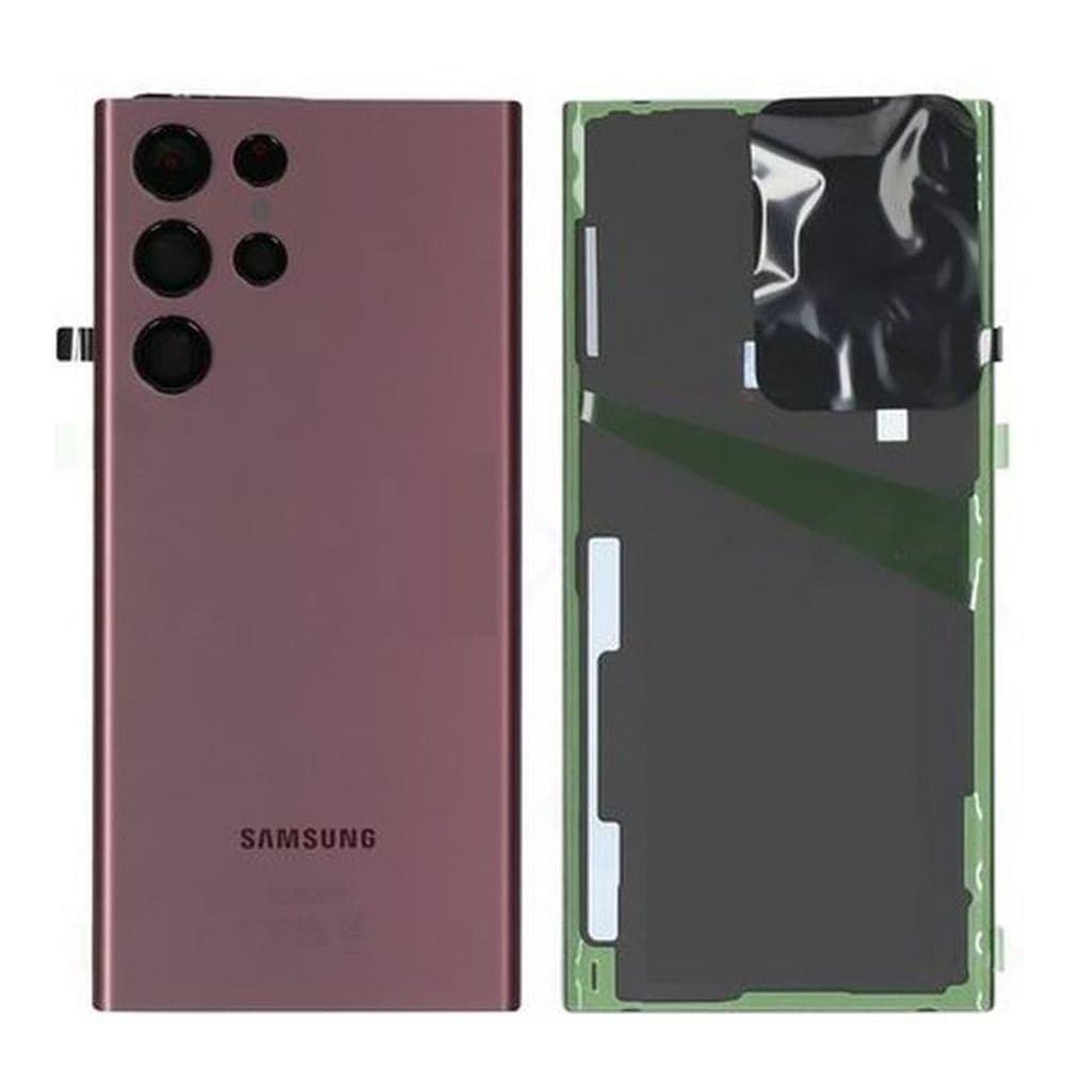 Samsung Galaxy S22 Ultra Baksida - Burgundy