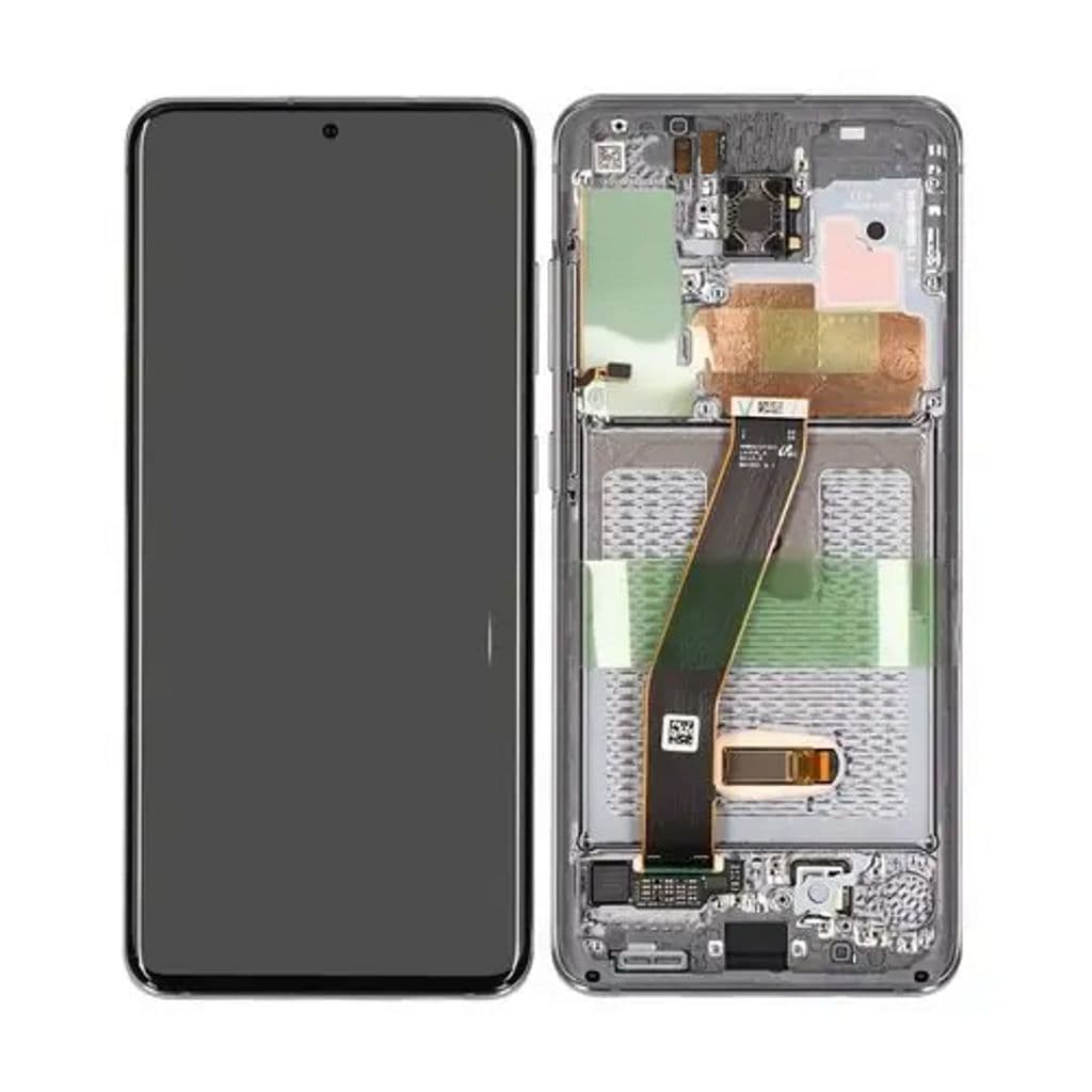 Samsung Galaxy S20 5G LCD Skärm utan Kamera - Grå