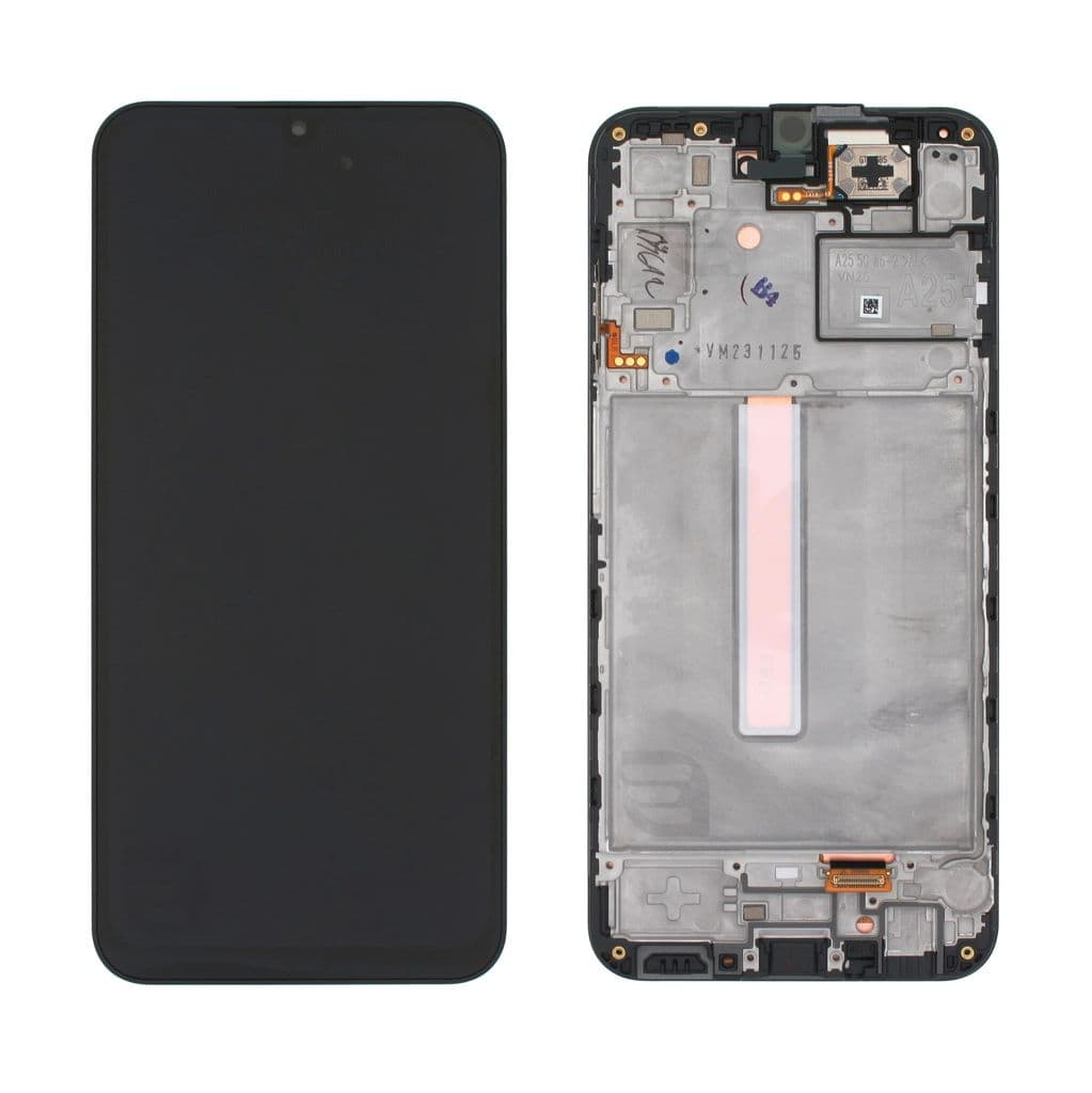 Samsung Galaxy A25 5G LCD-Skärm A256B - Svart