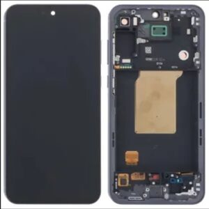 Samsung Galaxy A55 Original Skärm med förmonterad ram - Svart