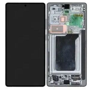 Samsung Galaxy S25 Ultra Original Skärm med förmonterad ram - Svart