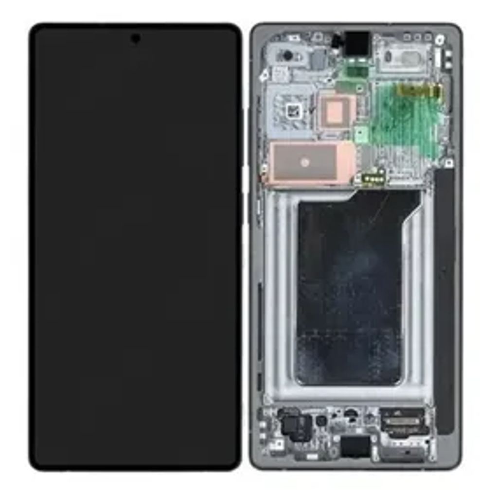 Samsung Galaxy S25 Ultra Original Skärm med förmonterad ram - Svart