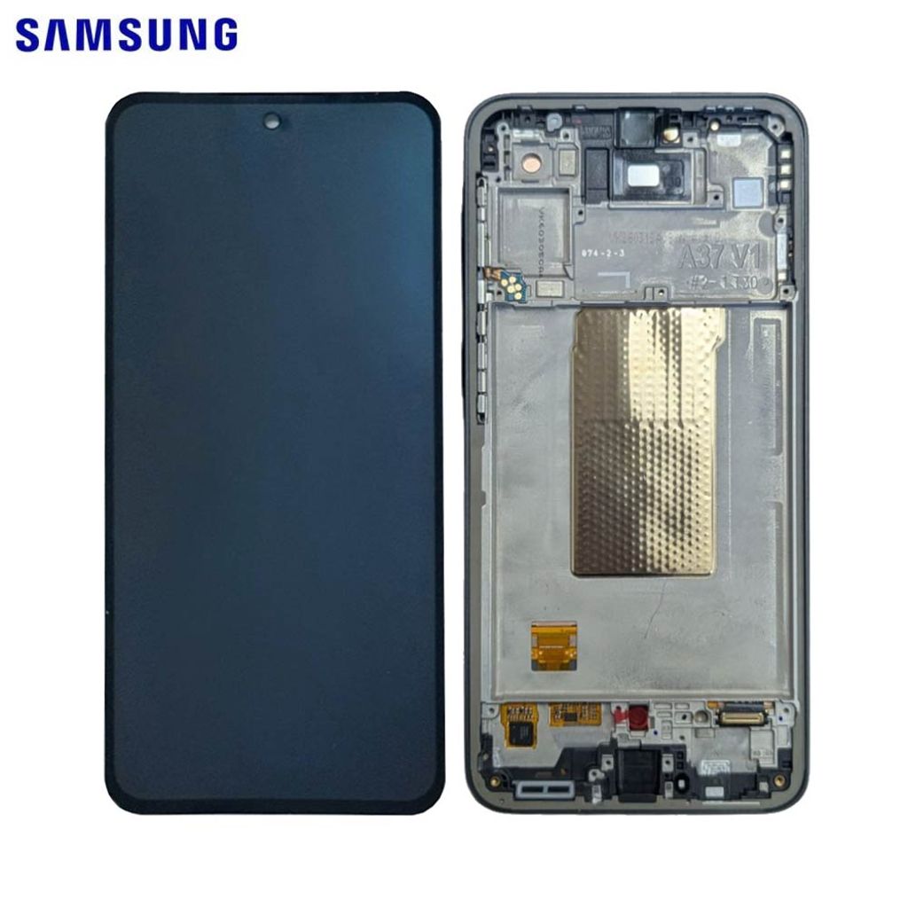 Samsung Galaxy A37 5G LCD-skärm Original - Mörkgrå