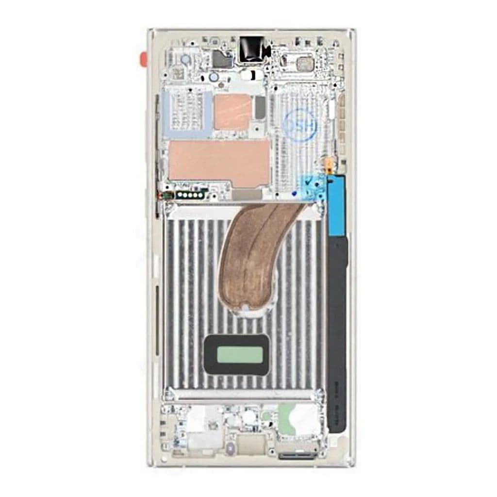 Samsung Galaxy S23 Ultra LCD-ram - Kräm