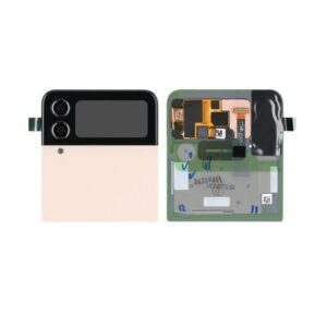 Galaxy Z Flip 4 Baksida med Display - Pink Gold