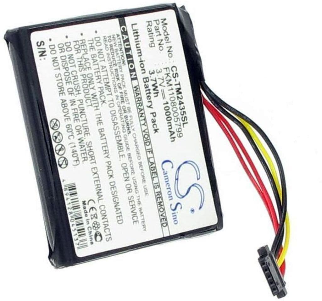 Batteri till TomTom Go 2435 / Go 2535 / 4CS03 / 4CQ01 / 4CT50 / 4EN42 / 4EN52 / 4EV42 mfl