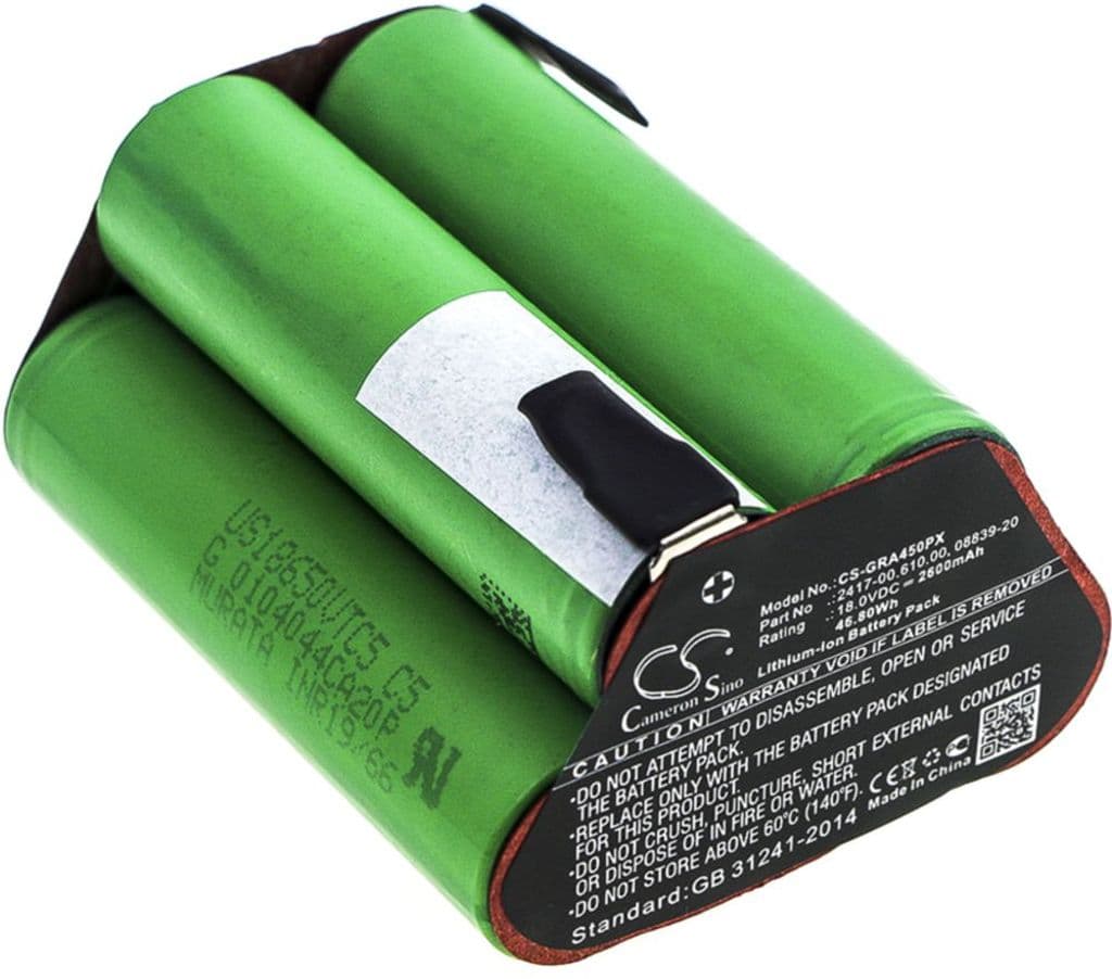 Batteri till Gardena 02417-20 mfl